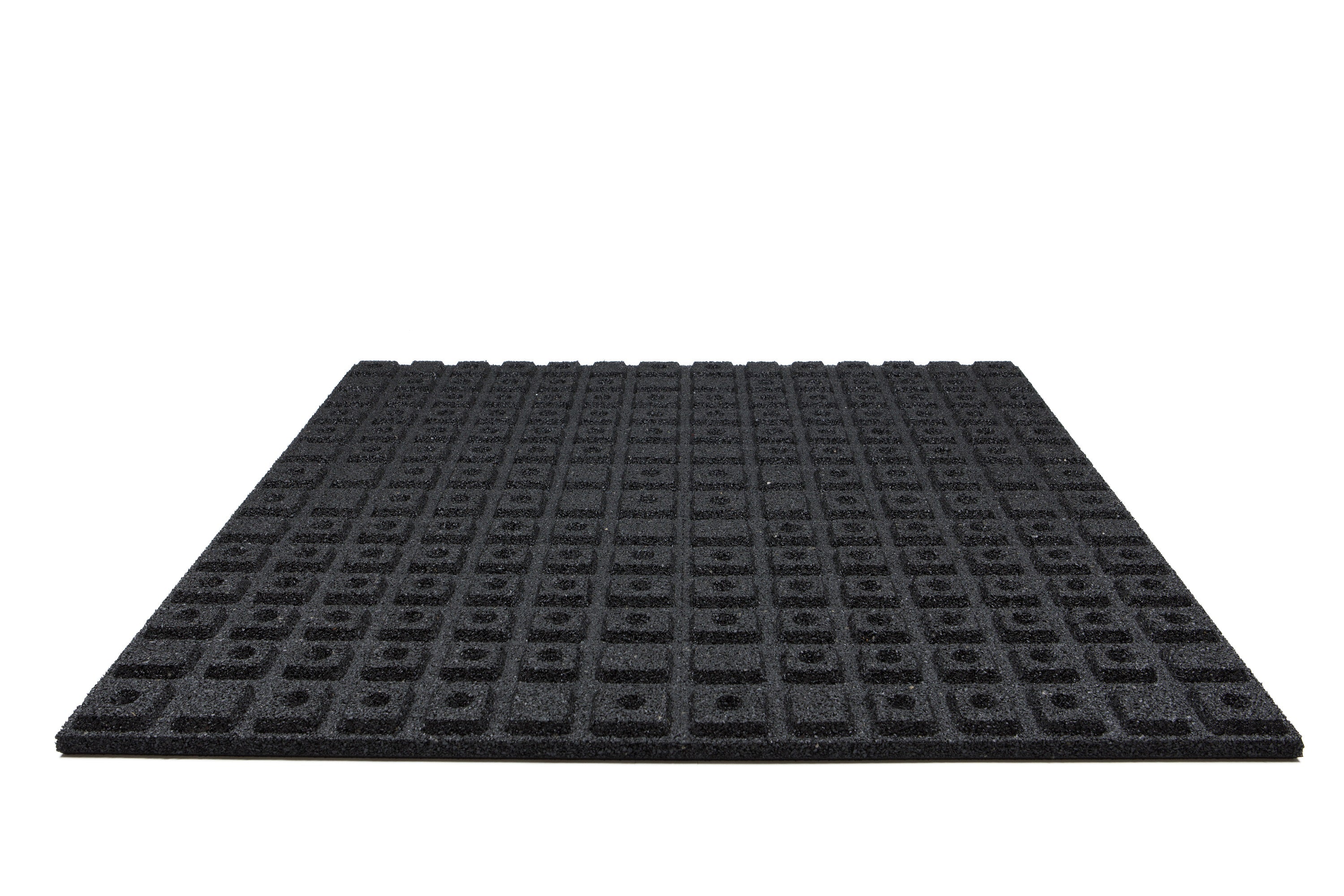 Bodenschutzmatte Antishock 30 mm - Schwarz - 1000 x 1000 mm - Bodenschutzmatten Antishock