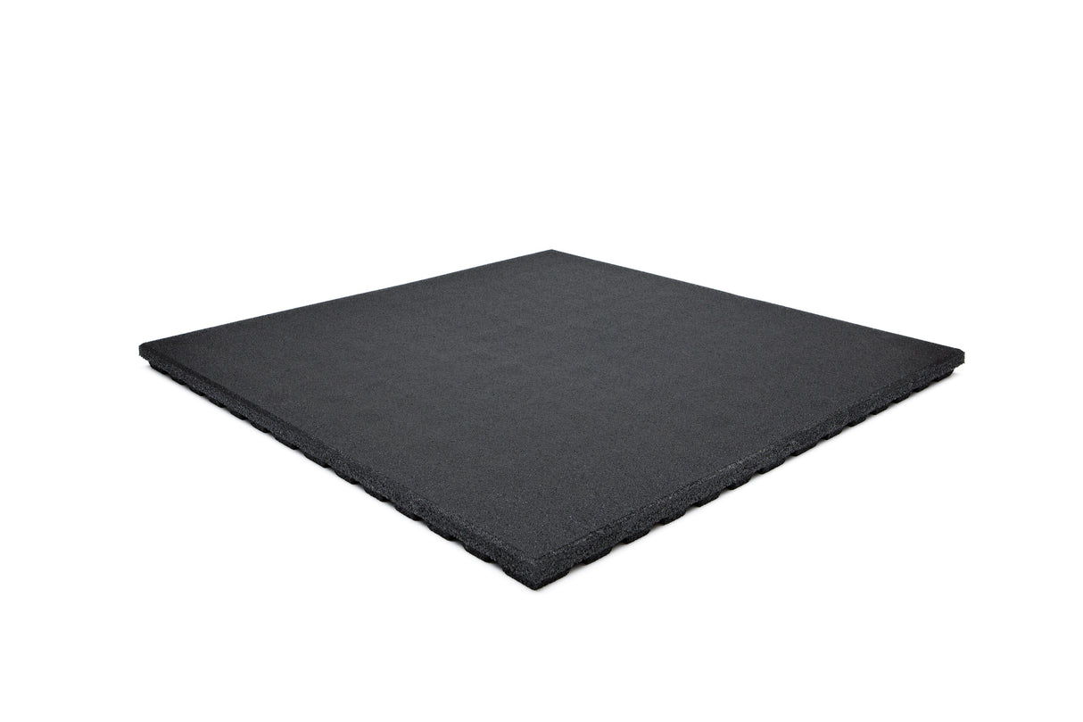 Bodenschutzmatte Antishock 43 mm - Schwarz - 1000 x 1000 mm - Bodenschutzmatten Antishock