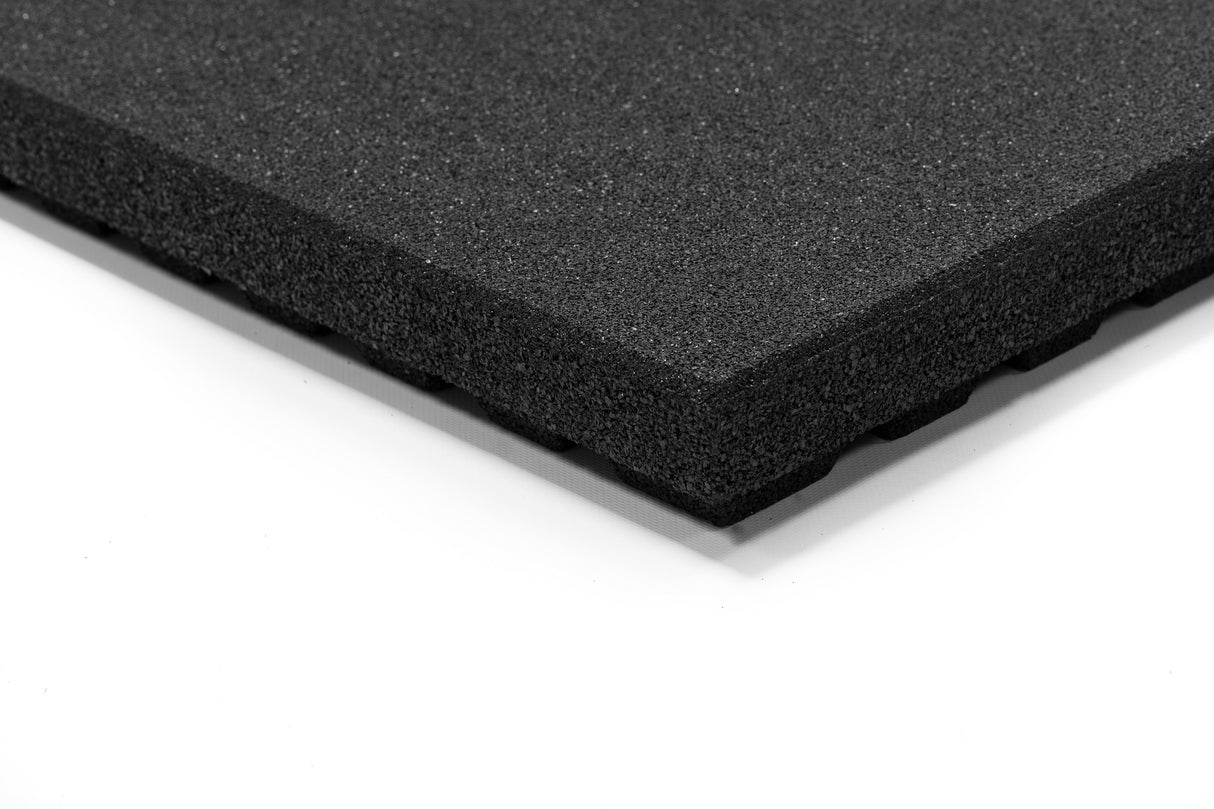 Bodenschutzmatte Antishock 43 mm - Schwarz - 1000 x 1000 mm - Bodenschutzmatten Antishock