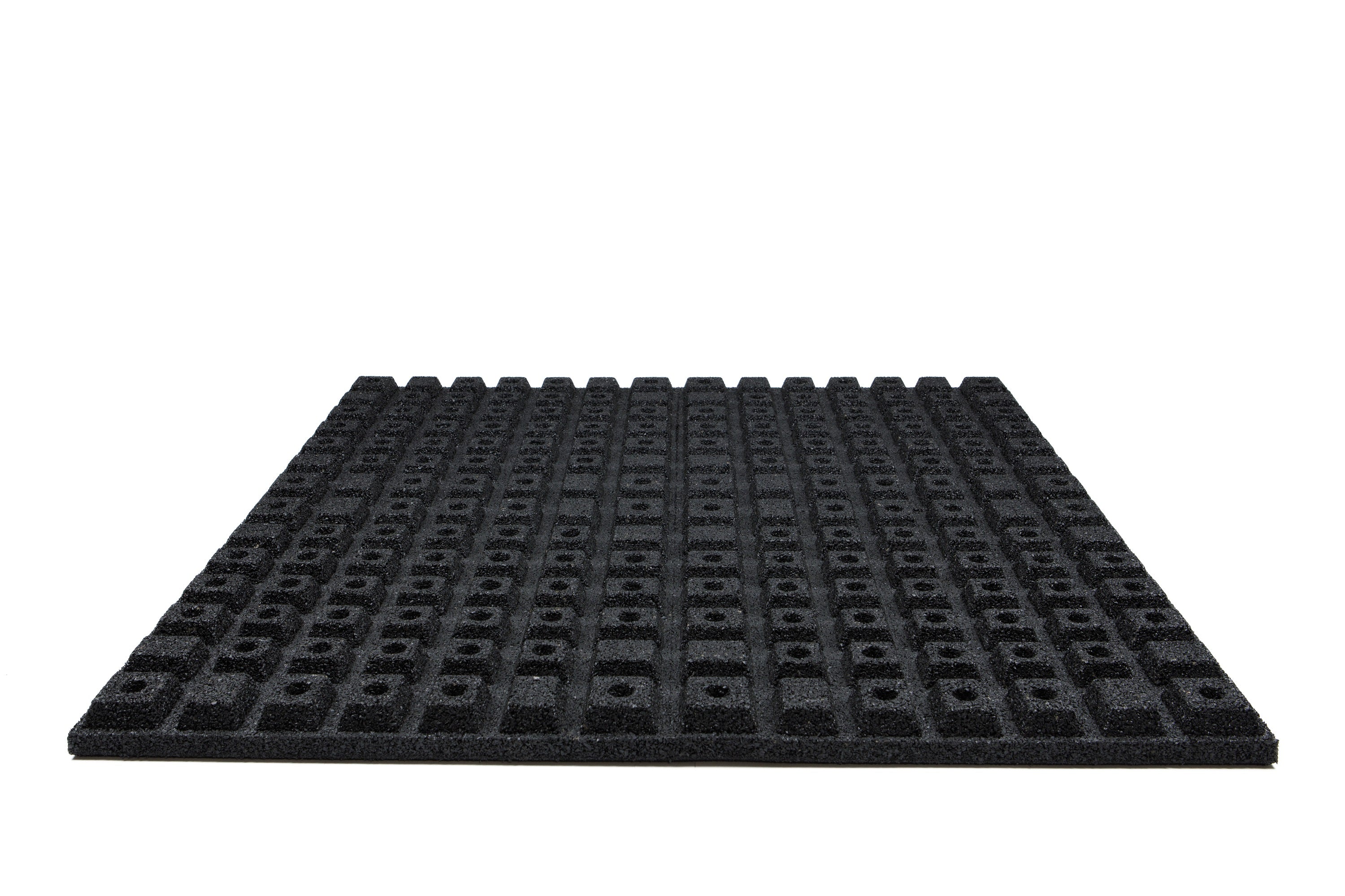 Bodenschutzmatte Antishock 43 mm - Schwarz - 1000 x 1000 mm - Bodenschutzmatten Antishock