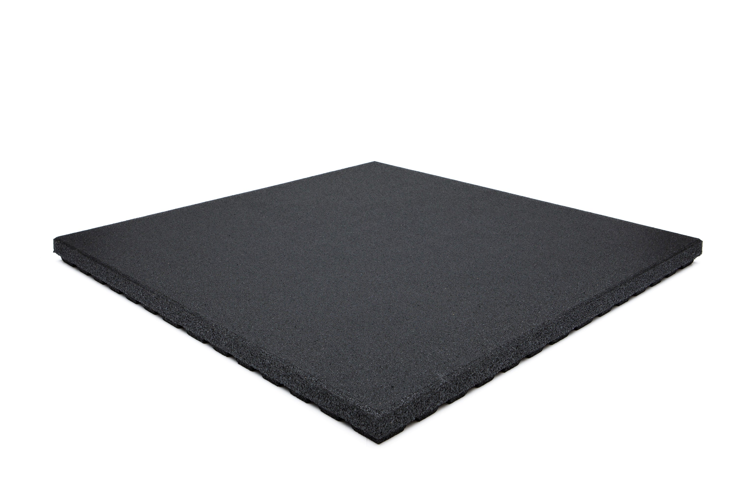 Bodenschutzmatte Antishock 50 mm - Schwarz - 1000 x 1000 mm - Bodenschutzmatten Antishock