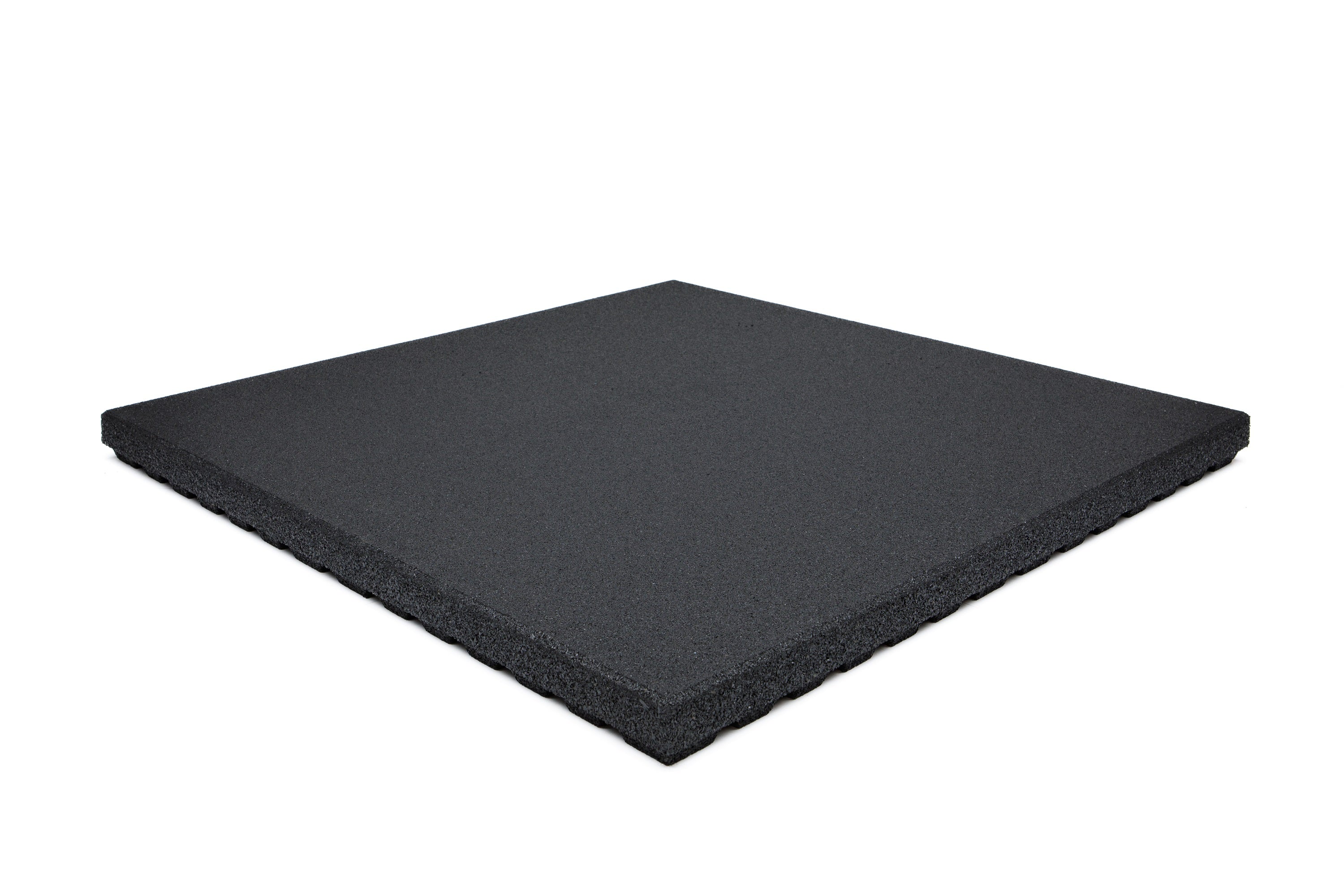 Bodenschutzmatte Antishock 60 mm - Schwarz - 1000 x 1000 mm - Bodenschutzmatten Antishock