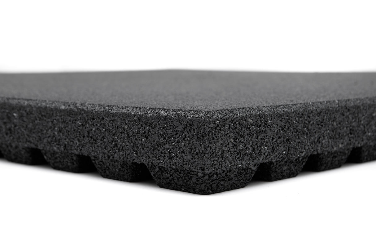 Bodenschutzmatte Antishock 60 mm - Schwarz - 1000 x 1000 mm - Bodenschutzmatten Antishock
