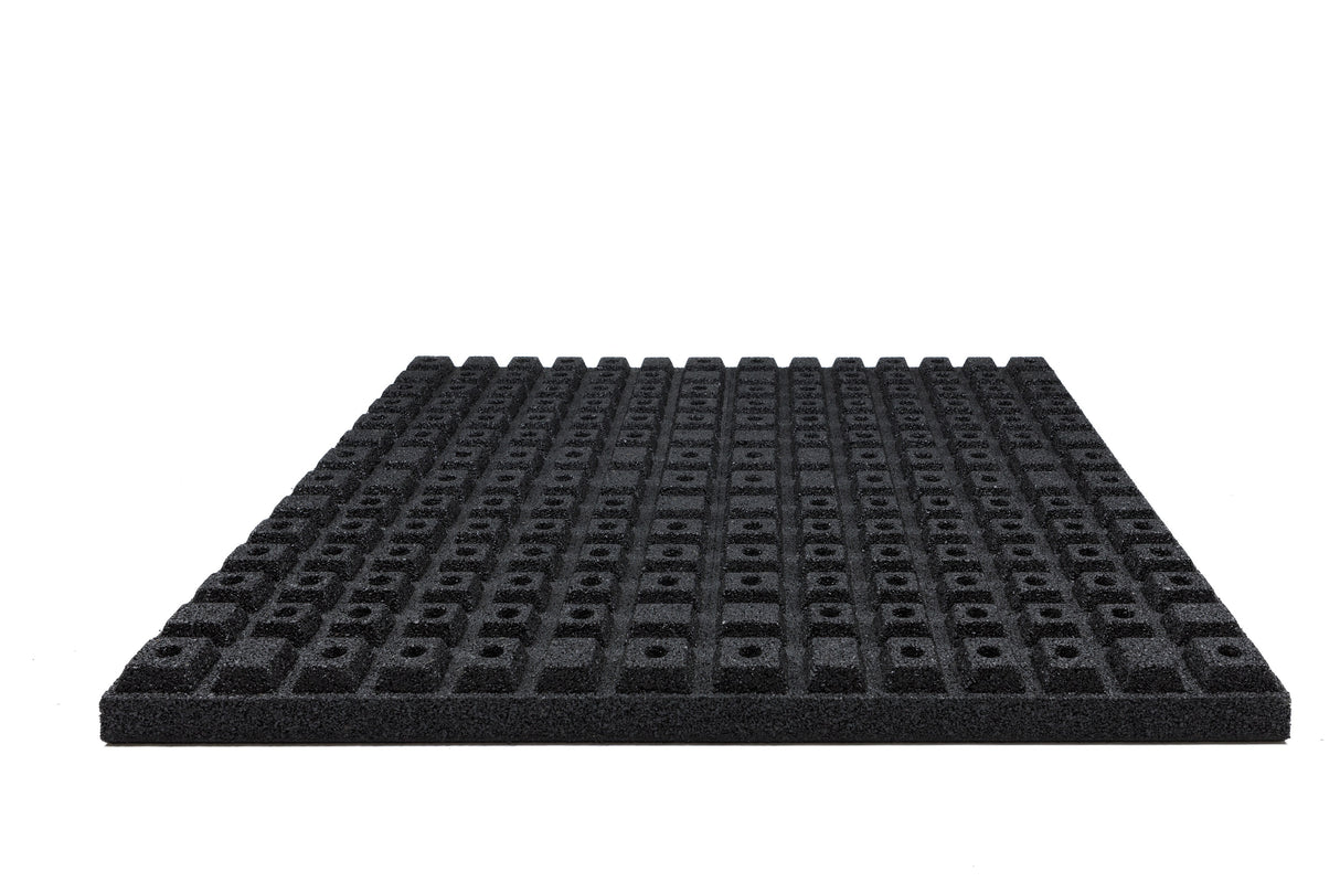 Bodenschutzmatte Antishock 60 mm - Schwarz - 1000 x 1000 mm - Bodenschutzmatten Antishock