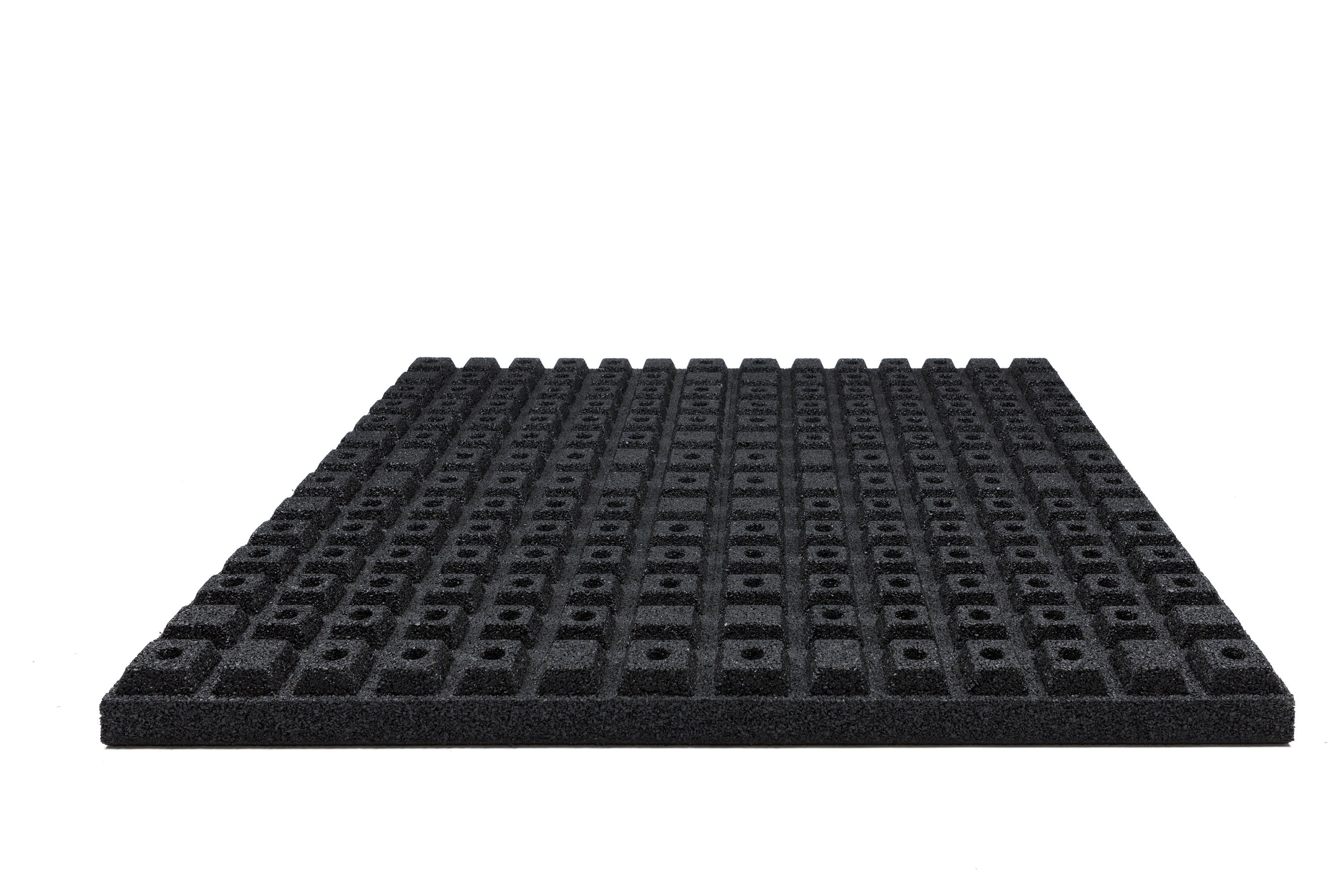 Bodenschutzmatte Antishock 60 mm - Schwarz - 1000 x 1000 mm - Bodenschutzmatten Antishock
