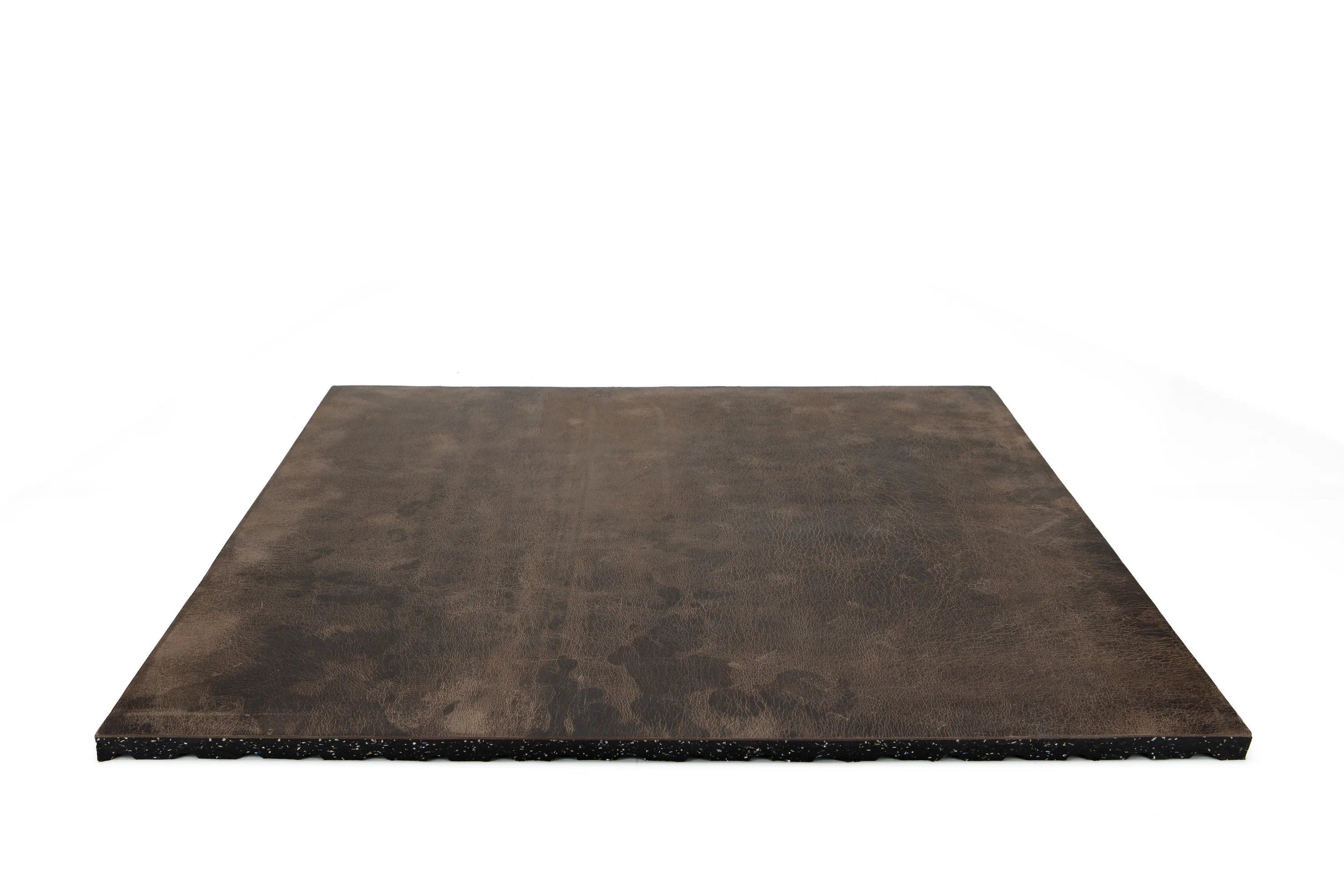 Gym Bodenplatte Connect 20 mm 'Leather' - Echtleder - 1000 x 1000 mm | ELVAFLOOR®