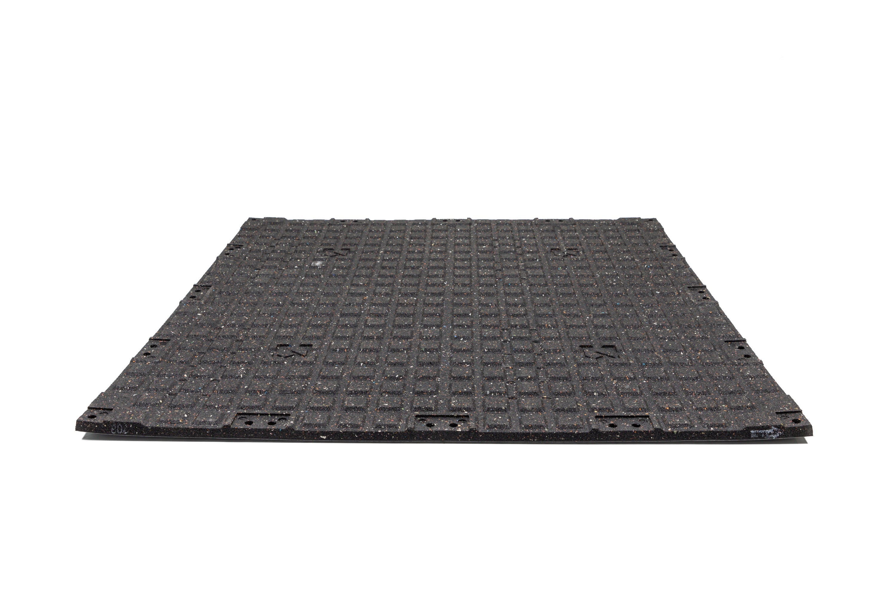 Bodenschutzmatte Connect 'Snow Flake' 20 mm - 1000 x 1000 mm - 100% EPDM - Bodenschutzmatten mit Connect - System