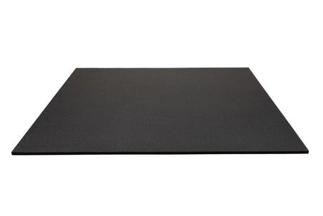 Bodenschutzmatte Premium 10 mm gerade Kante - Schwarz - 1000 x 1000 mm - Bodenschutzmatten Premium