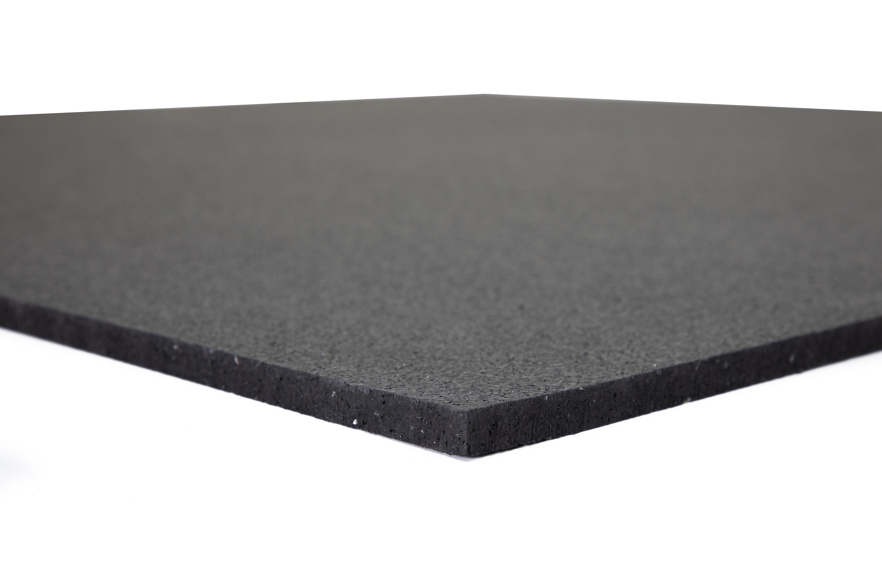 Bodenschutzmatte Premium 10 mm gerade Kante - Schwarz - 1000 x 1000 mm - Bodenschutzmatten Premium