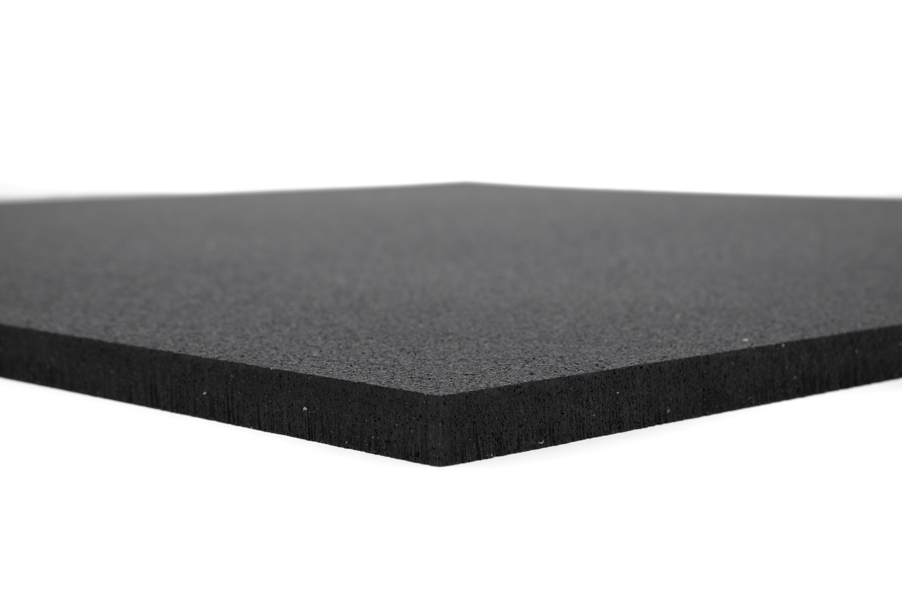 Bodenschutzmatte Premium 20 mm gerade Kante - Schwarz - 1000 x 1000 mm - Bodenschutzmatten Premium