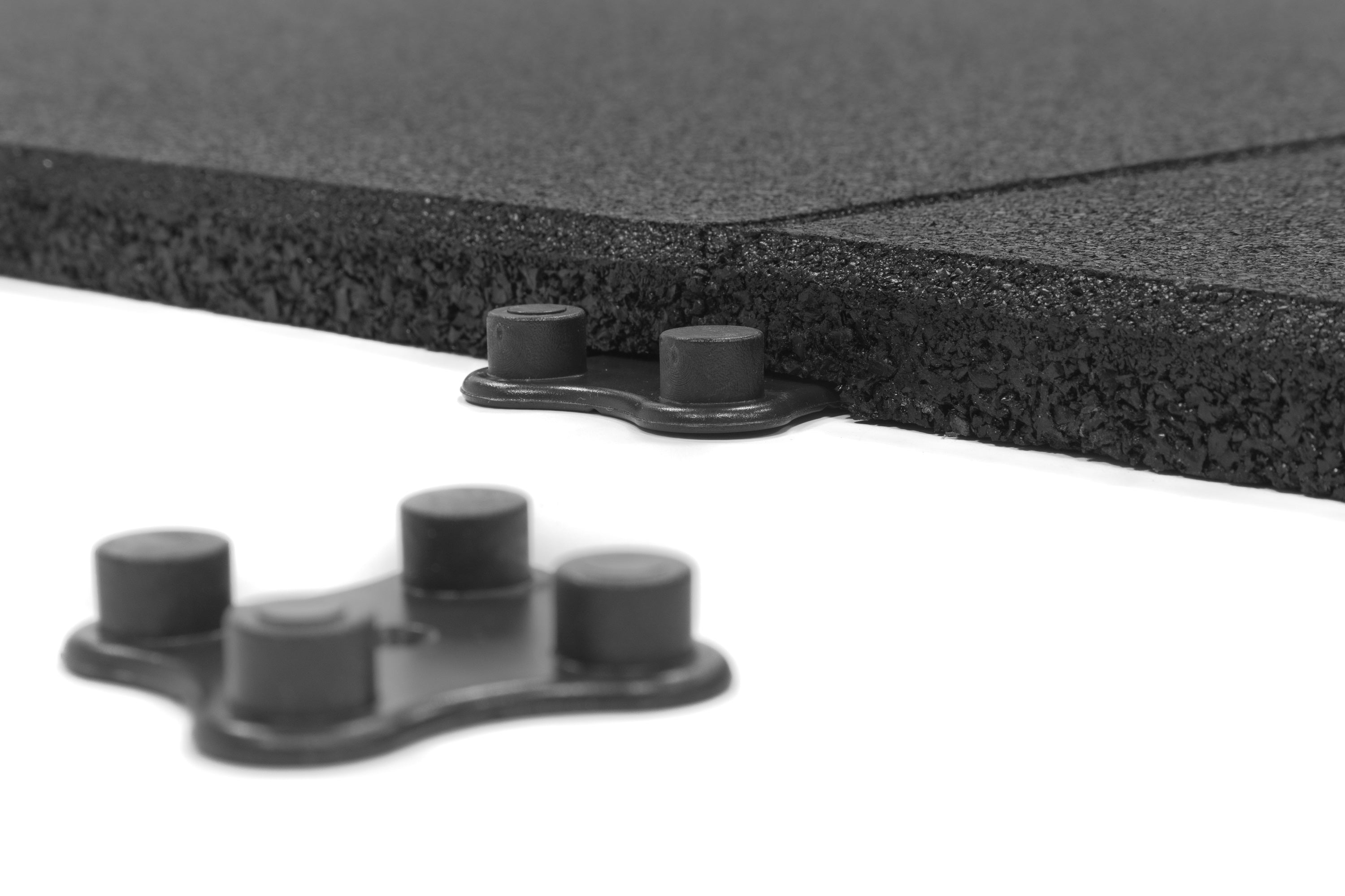Bodenschutzmatte Standard 20 mm - Schwarz - 1000 x 1000 mm - Connect - Bodenschutzmatten Standard (Connect)