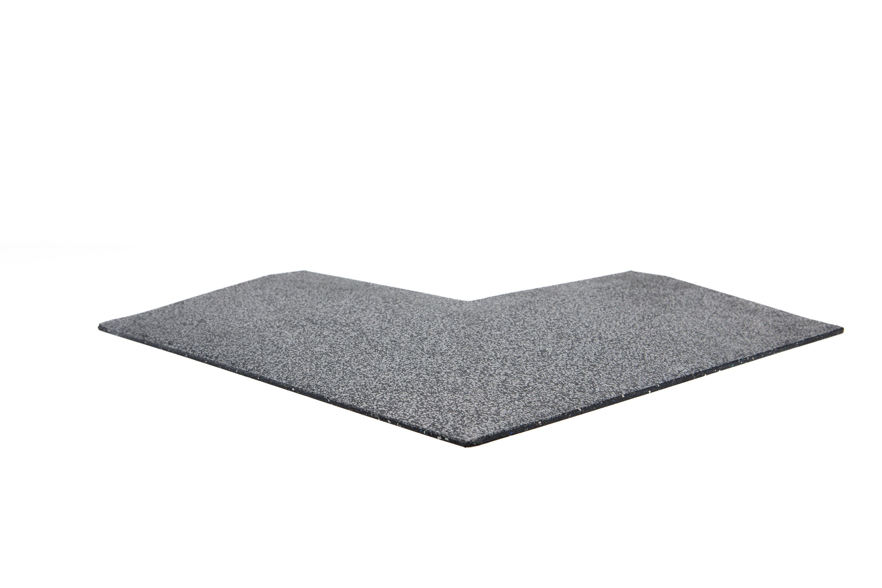 Eckelement abgeschrägt für Bodenschutzmatte Connect 'Seventy' 30 mm - Stone - Eckelement