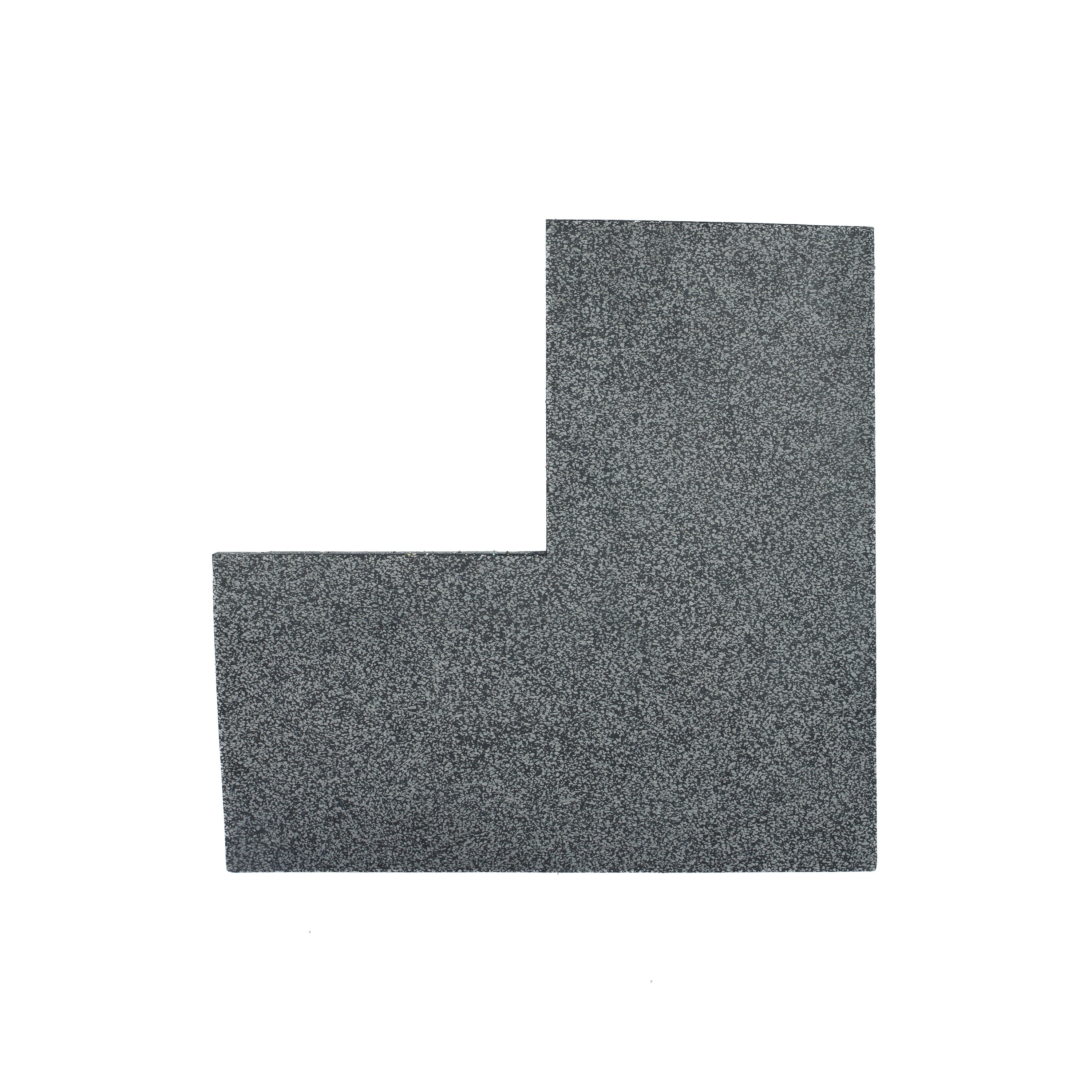 Eckelement abgeschrägt für Bodenschutzmatte Connect 'Seventy' 30 mm - Stone - Eckelement