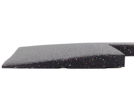 Eckelement abgeschrägt für Bodenschutzmatte Connect 'Seventy' 30 mm - Stone - Eckelement