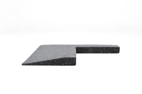 Eckelement abgeschrägt für Bodenschutzmatte Connect 'Seventy' 40 mm - Stone - Eckelement