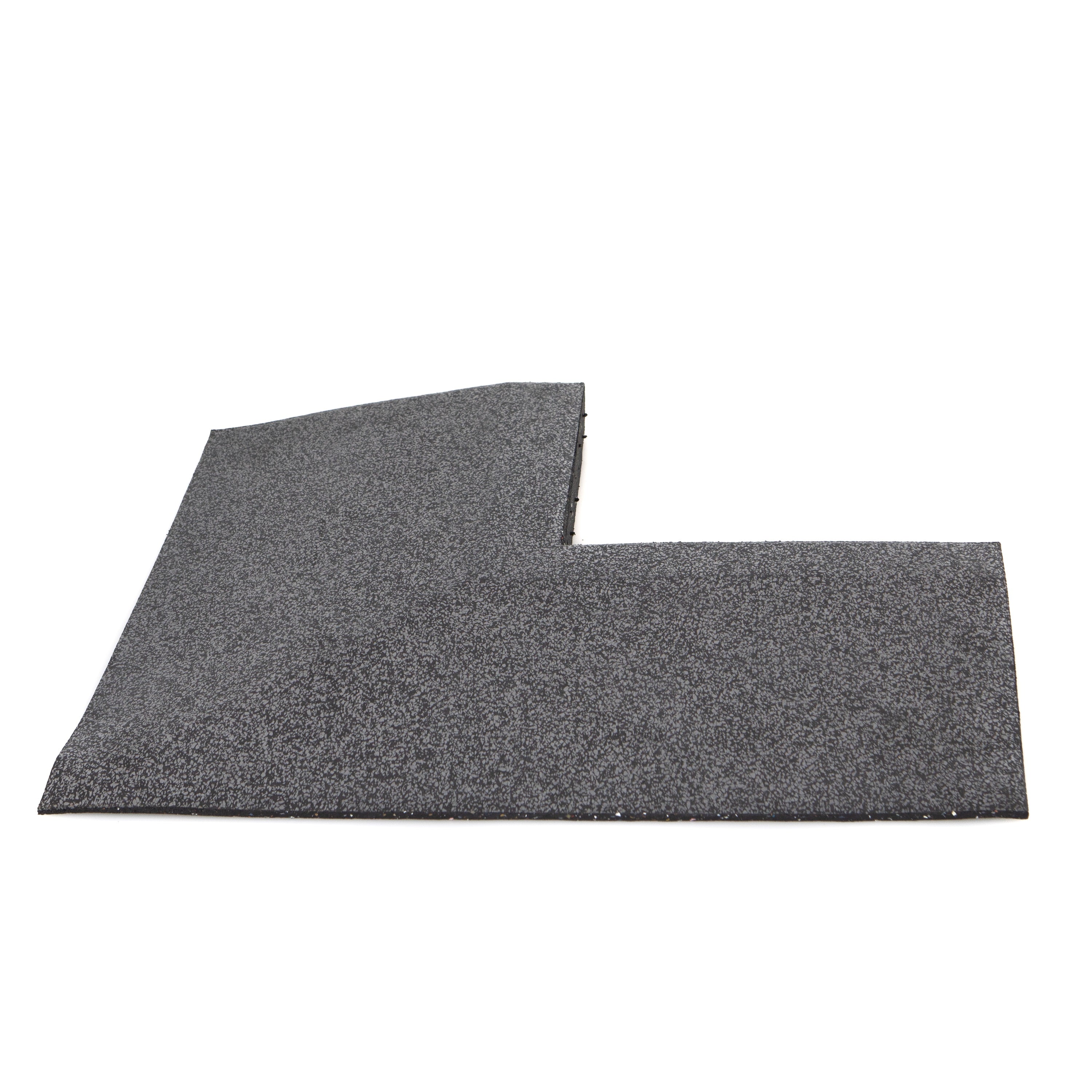 Eckelement abgeschrägt für Bodenschutzmatte Connect 'Seventy' 40 mm - Stone - Eckelement