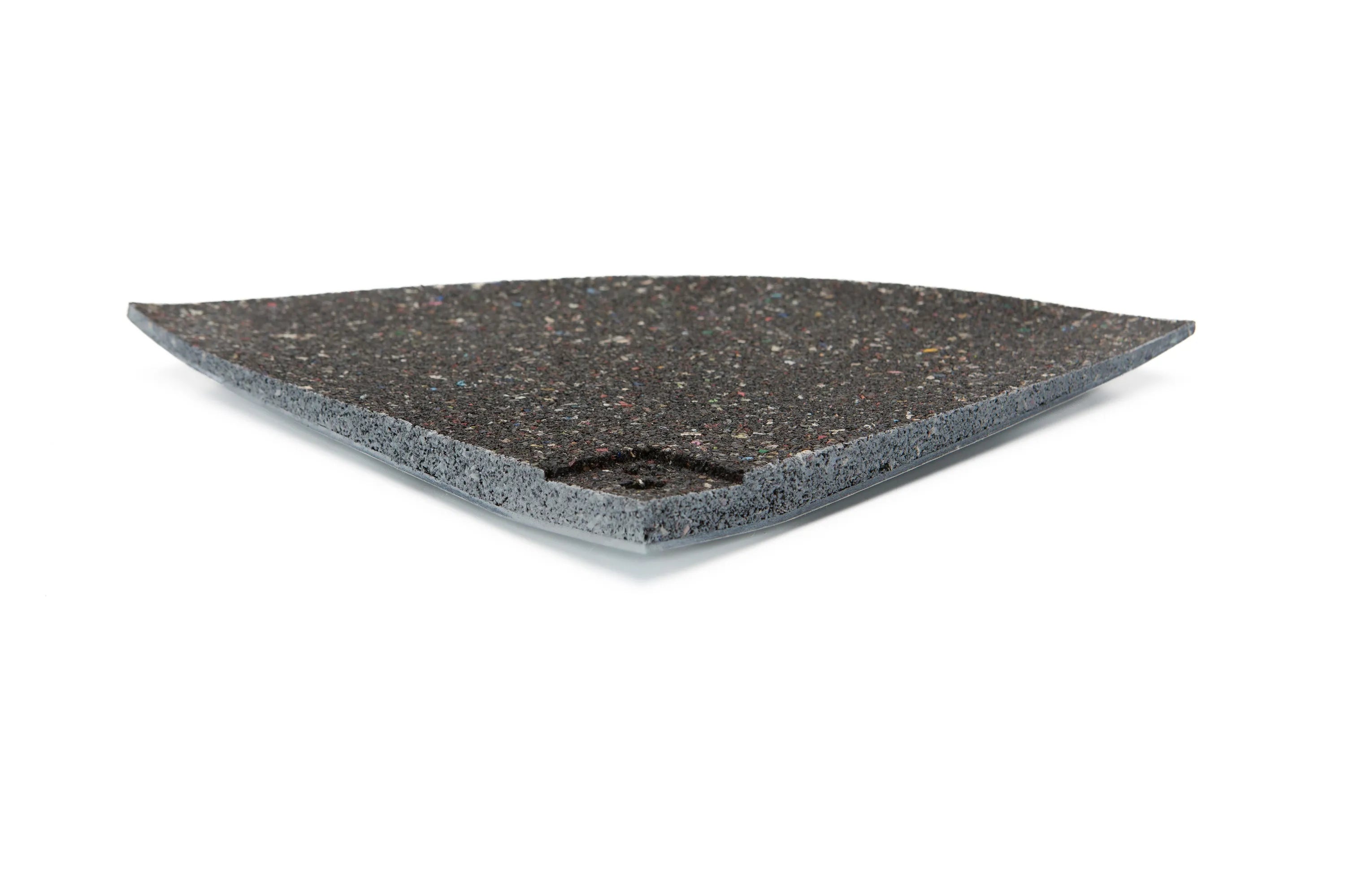 Eckelement abgeschrägt 20 mm für Gym Bodenplatte Connect 'Nylon Pro' - Snowflake & Marble | ELVAFLOOR®