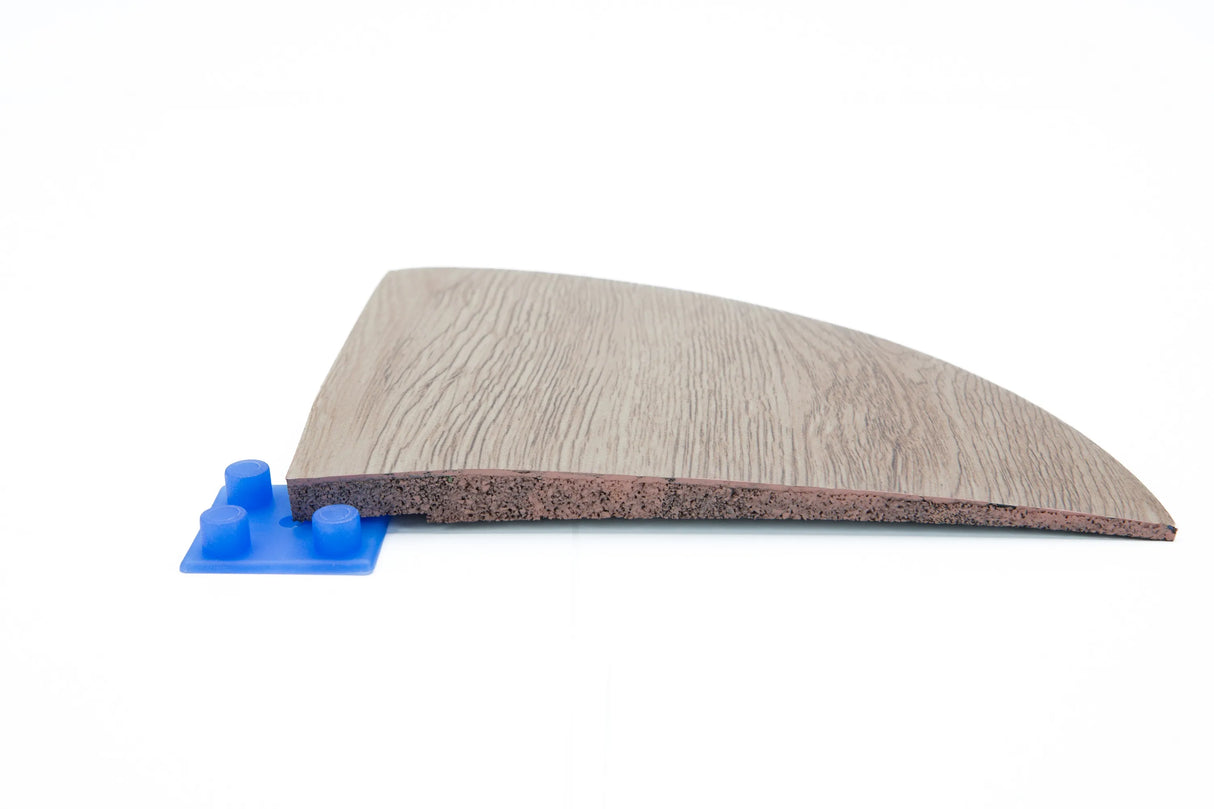 Eckelement abgeschrägt 20 mm für Gym Bodenplatte Connect 'Nylon Pro' - Oak | ELVAFLOOR®