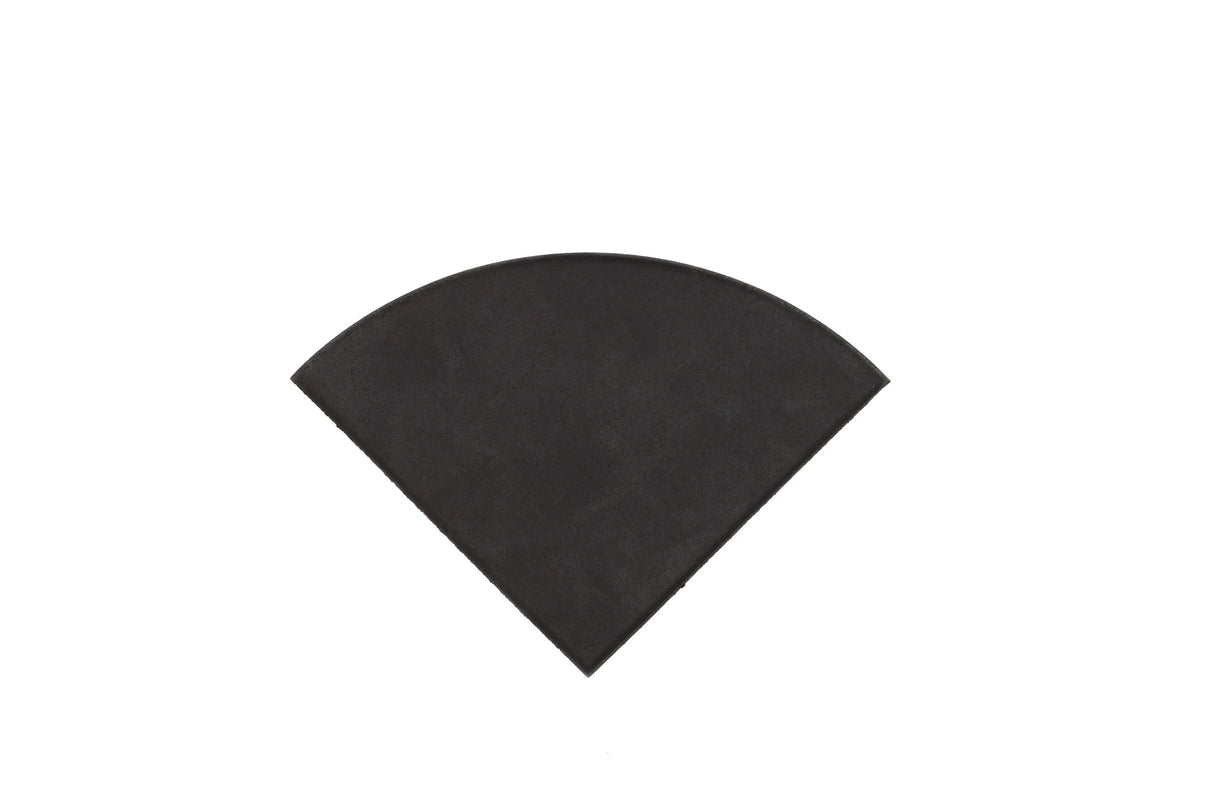 Eckelement abgeschrägt 20 mm für Gym Bodenplatte Connect - Deep Black | ELVAFLOOR®