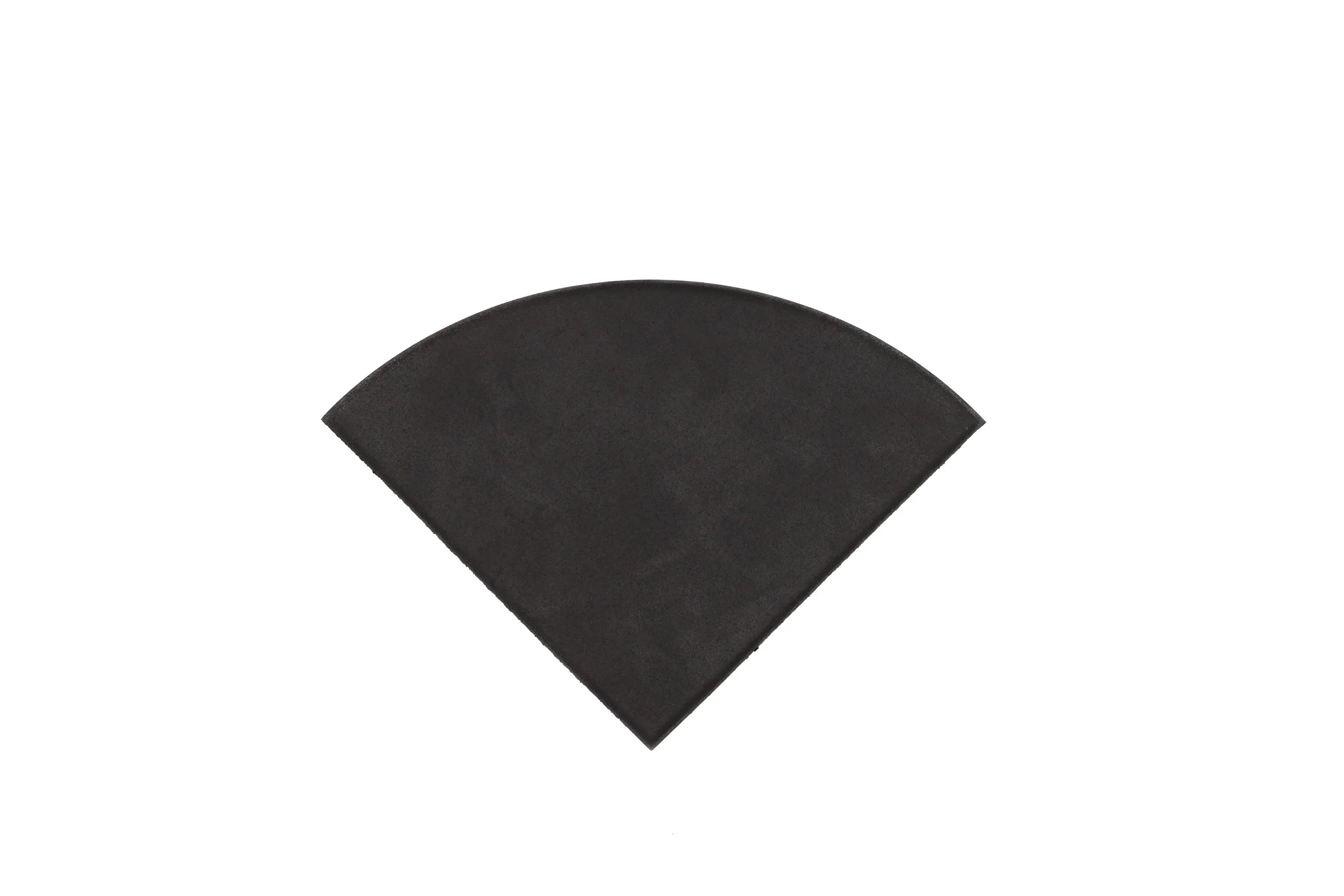 Eckelement abgeschrägt 20 mm für Gym Bodenplatte Connect - Deep Black | ELVAFLOOR®