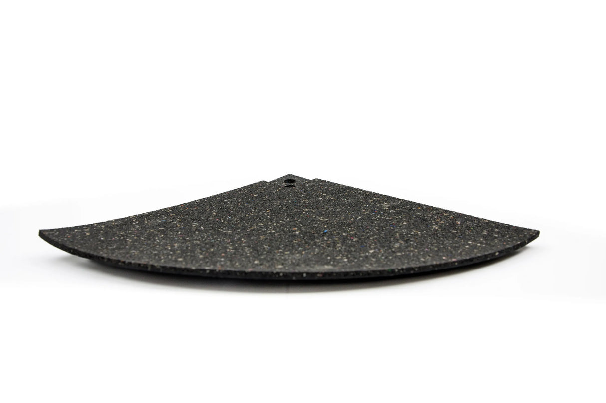 Eckelement abgeschrägt 20 mm für Gym Bodenplatte Connect - Deep Black | ELVAFLOOR®