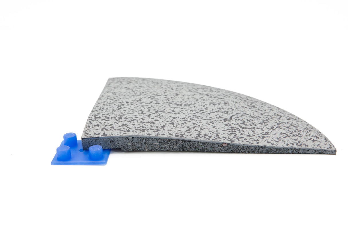 Eckelement abgeschrägt 20 mm für Gym Bodenplatte Connect 'Seventy' - verschiedene Farben | ELVAFLOOR®