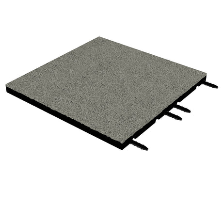Fallschutzmatte 30 mm – 500 × 500 mm (4 Stück) – geprüfte Sicherheit bis 1 m Fallhöhe - Fallschutzmatte (Fliese)