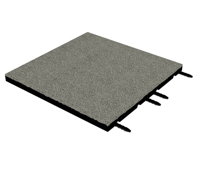 Fallschutzmatte 30 mm – 500 × 500 mm (4 Stück) – geprüfte Sicherheit bis 1 m Fallhöhe - Fallschutzmatte (Fliese)