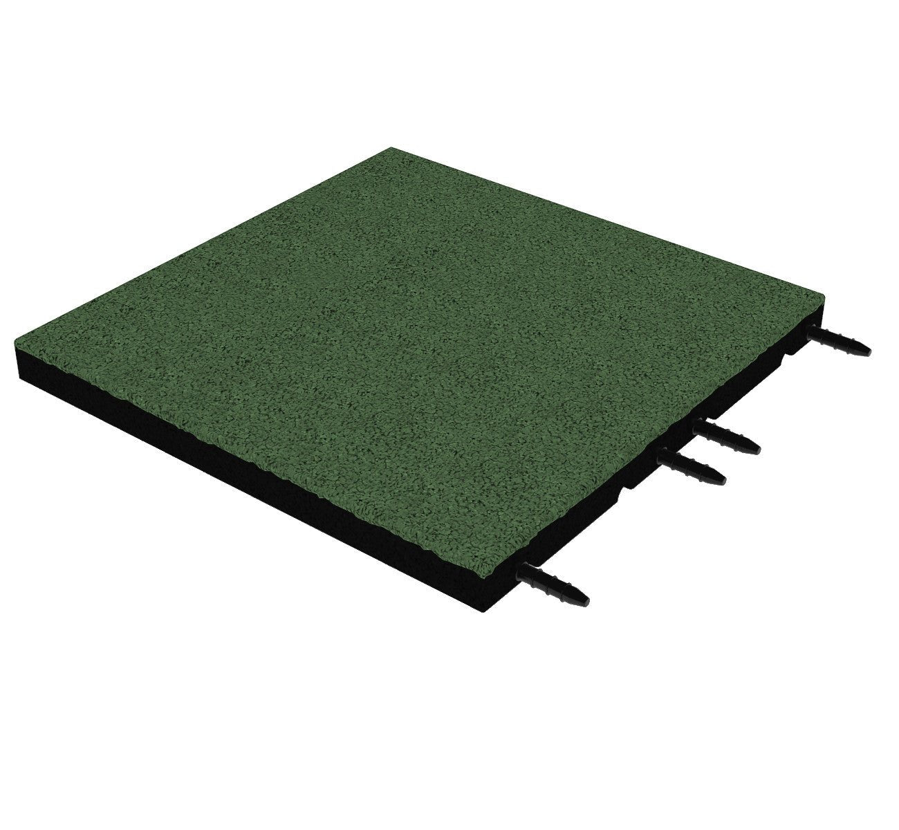 Fallschutzmatte 40 mm – 500 × 500 mm (4 Stück) – geprüfte Sicherheit bis 1,3 m Fallhöhe - Fallschutzmatte (Fliese)