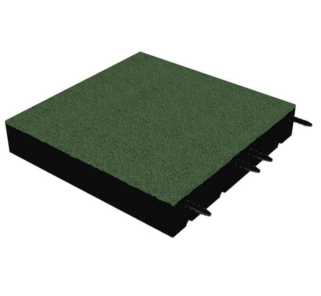 Fallschutzmatte 90 mm – 500 × 500 mm (4 Stück) – geprüfte Sicherheit bis 2,6 m Fallhöhe - Fallschutzmatte (Fliese)