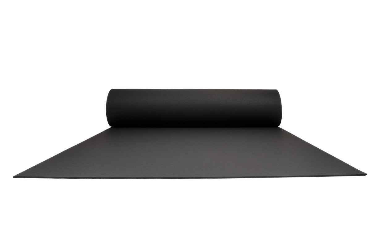 Gummiboden Rollenware Premium 'Deep Black' 10 mm - 10 x 1,25 m - Gummiboden Rollenware