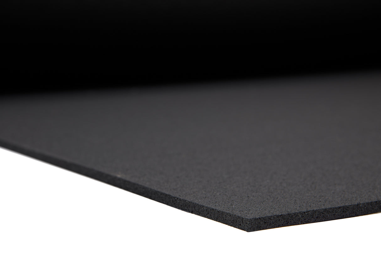 Gummiboden Rollenware Premium 'Deep Black' 10 mm - 10 x 1,25 m - Gummiboden Rollenware