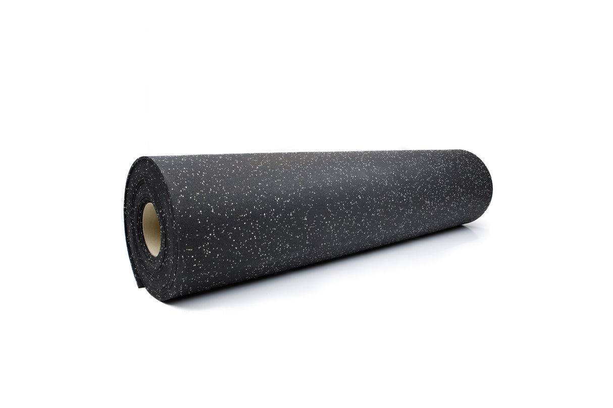 Gummiboden Rollenware Premium 'Five' 4 mm - 10 x 1,25 m - Grau - Gummiboden Rollenware