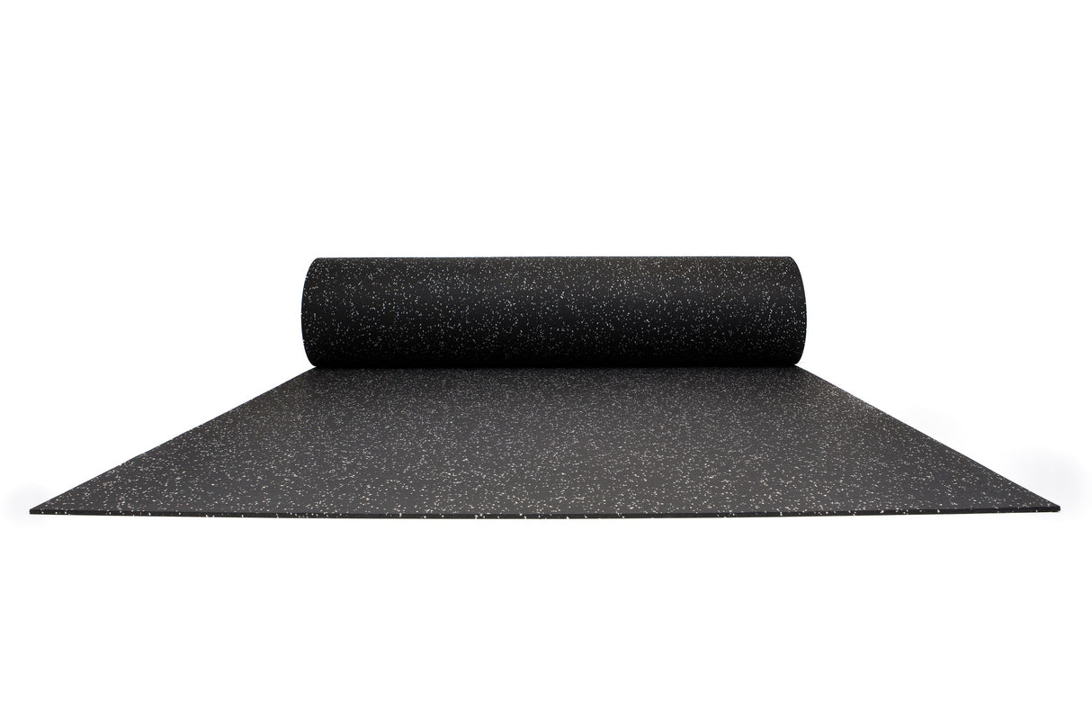 Gummiboden Rollenware Premium 'Five' 4 mm - 10 x 1,25 m - Grau - Gummiboden Rollenware