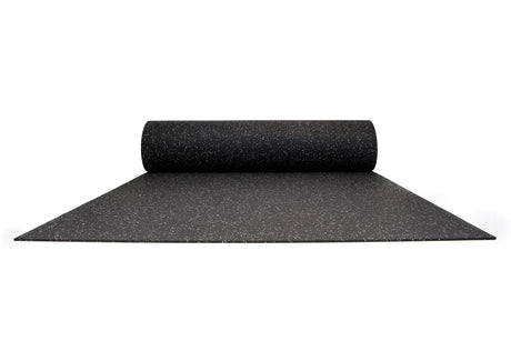 Gummiboden Rollenware Premium 'Five' 4 mm - 10 x 1,25 m - Grau - Gummiboden Rollenware