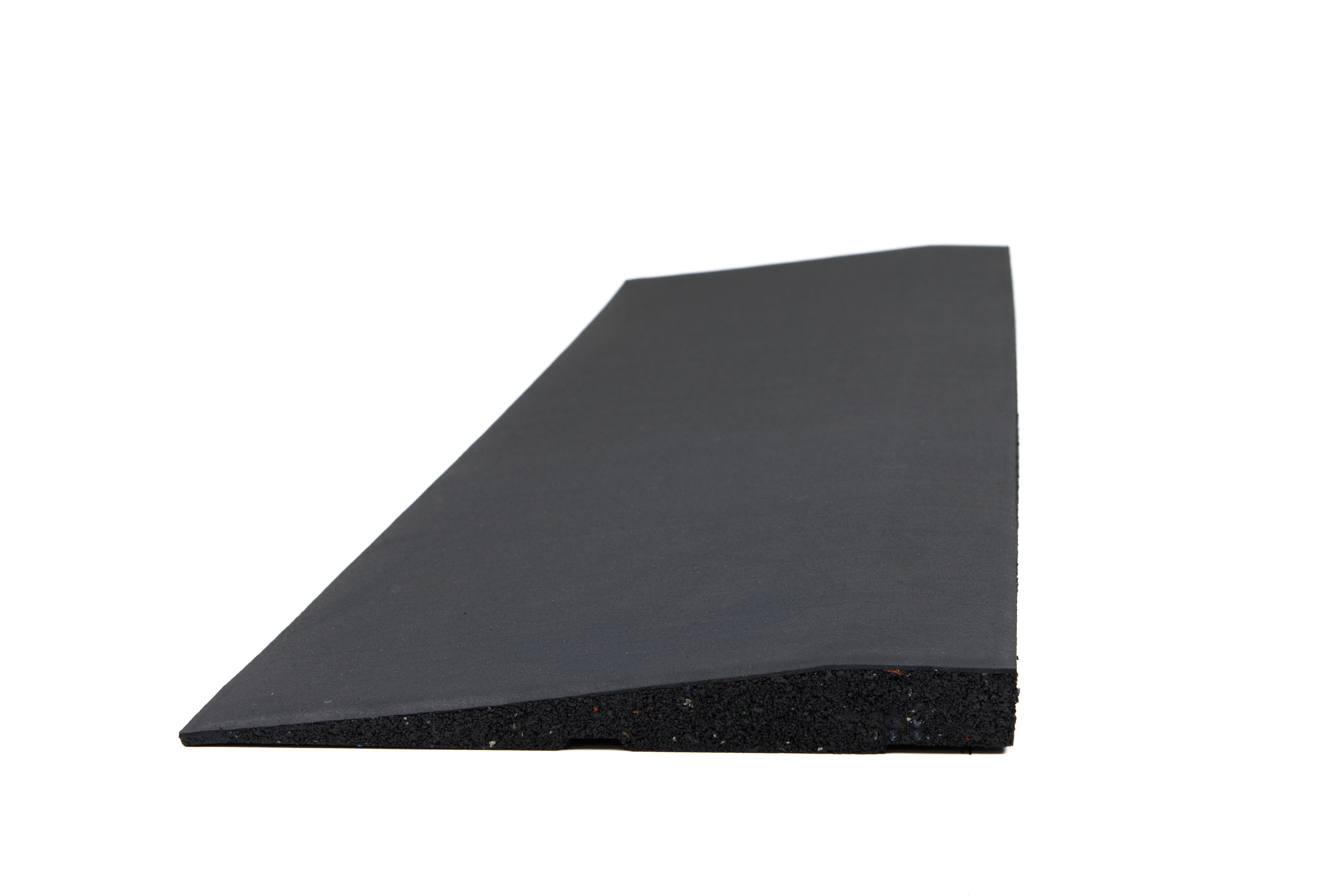Randelement abgeschrägt für Bodenschutzmatte Connect 30 mm - Deep Black - Randelement
