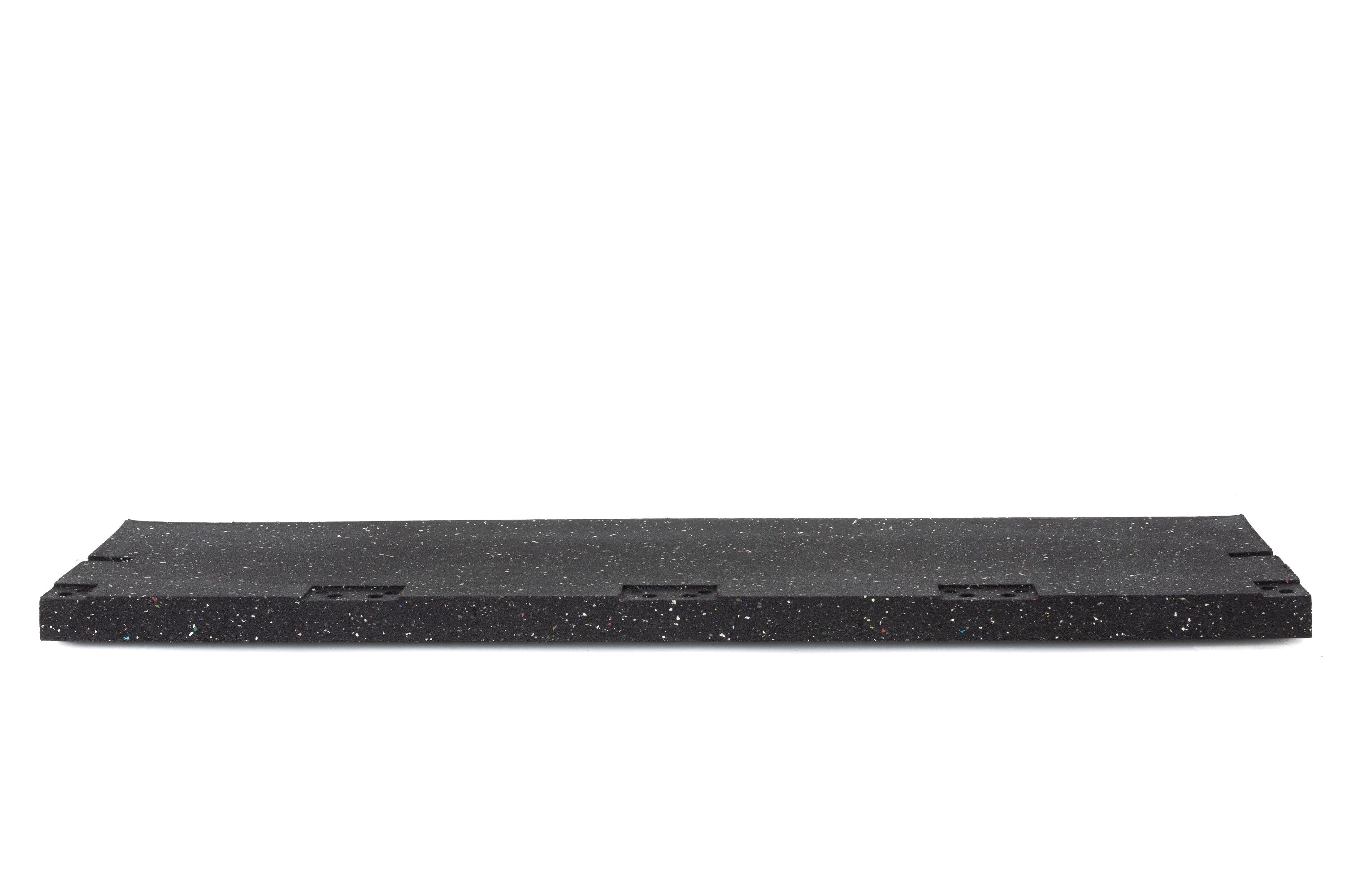 Randelement abgeschrägt für Bodenschutzmatte Connect 40 mm - Deep Black - Randelement