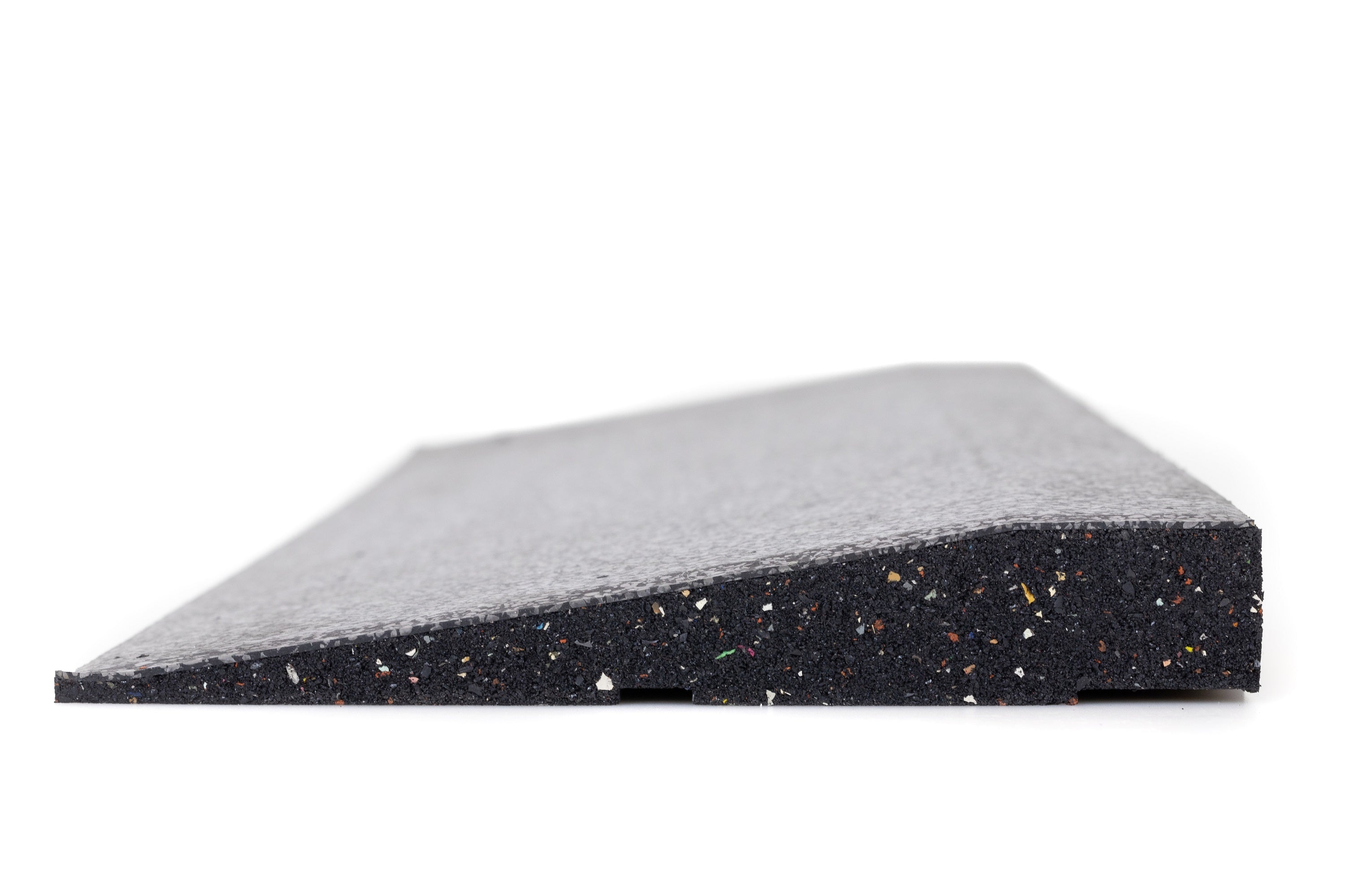 Randelement abgeschrägt für Bodenschutzmatte Connect 'Seventy' 40 mm - Stone - Randelement