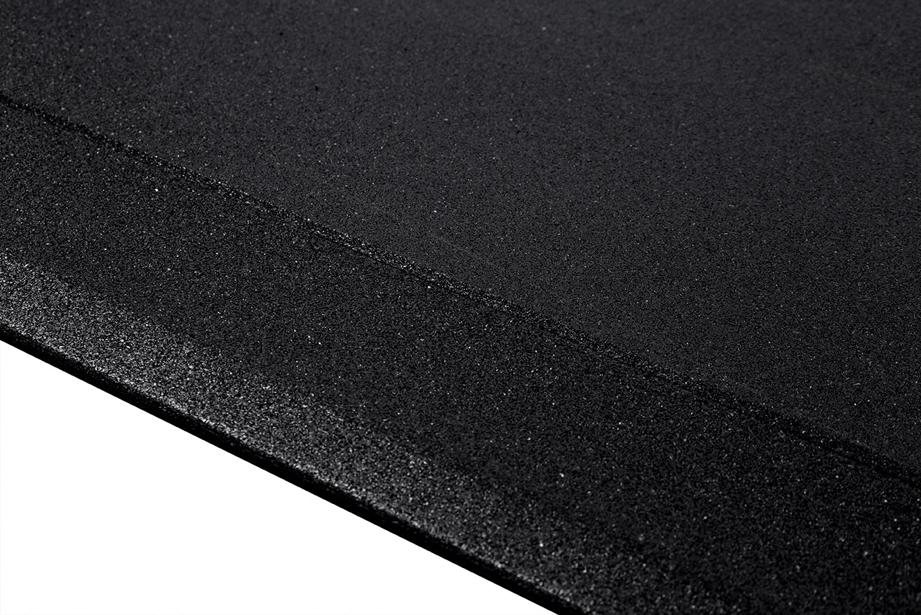 Randelement abgeschrägt für Bodenschutzmatte Standard + Premium 15 - 43 mm - Schwarz - Randelement
