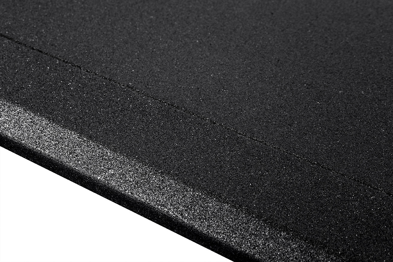 Randelement abgeschrägt für Bodenschutzmatte Standard + Premium 15 - 43 mm - Schwarz - Randelement