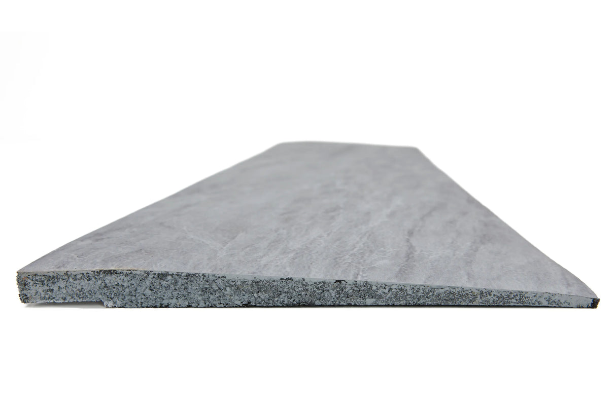 Randelement abgeschrägt 20 mm für Gym Bodenplatte Connect 'Nylon Pro' - Snowflake & Marble | ELVAFLOOR®