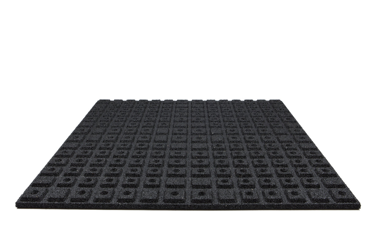 Bodenschutzmatte Antishock 30 mm - Schwarz - 1000 x 1000 mm - Bodenschutzmatten Antishock