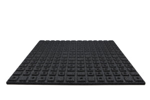 Bodenschutzmatte Antishock 30 mm - Schwarz - 1000 x 1000 mm - Bodenschutzmatten Antishock