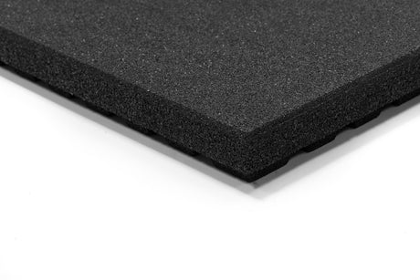 Bodenschutzmatte Antishock 43 mm - Schwarz - 1000 x 1000 mm - Bodenschutzmatten Antishock