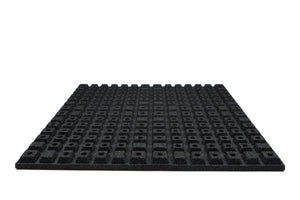 Bodenschutzmatte Antishock 43 mm - Schwarz - 1000 x 1000 mm - Bodenschutzmatten Antishock