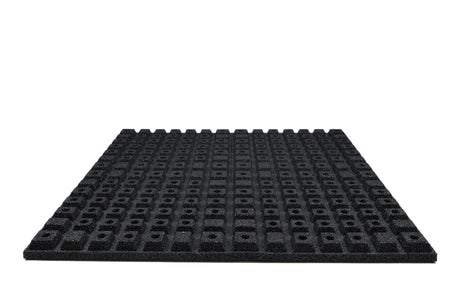 Bodenschutzmatte Antishock 43 mm - Schwarz - 1000 x 1000 mm - Bodenschutzmatten Antishock