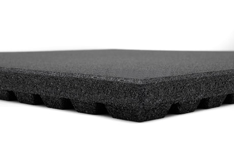 Bodenschutzmatte Antishock 50 mm - Schwarz - 1000 x 1000 mm - Bodenschutzmatten Antishock
