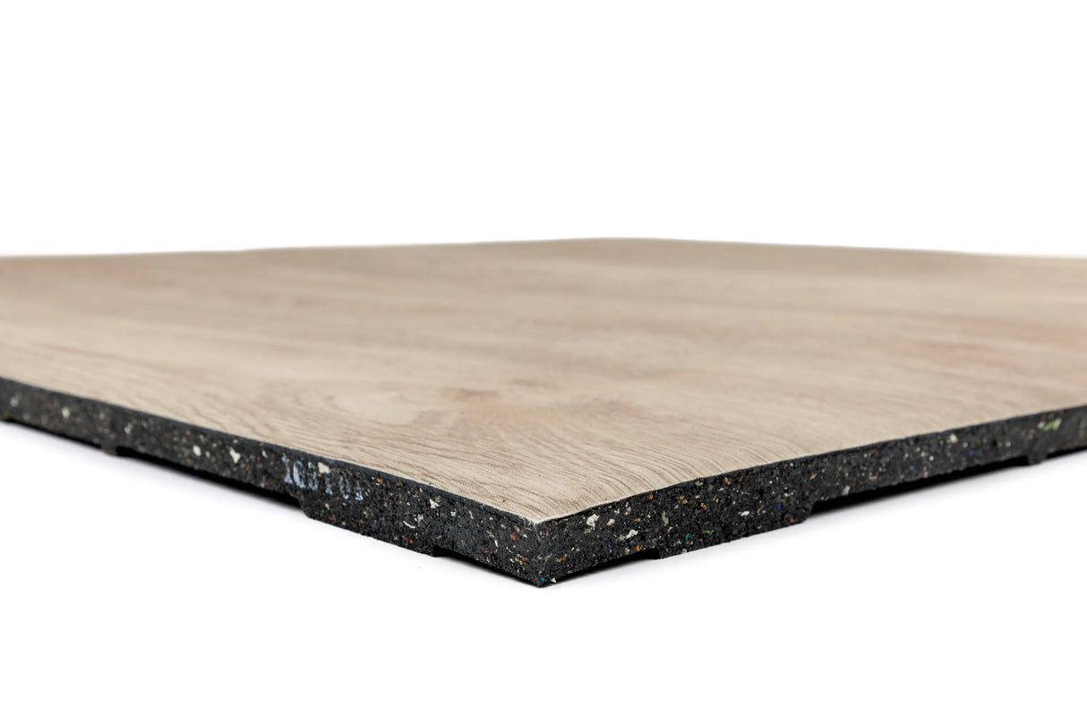 Gym Bodenplatte Connect 20 mm 'Nylon Pro' mit Nylonfaser - Oak - 500 x 1000 mm | ELVAFLOOR®
