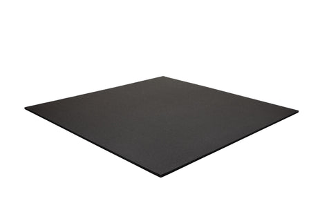 Bodenschutzmatte Premium 10 mm gerade Kante - Schwarz - 1000 x 1000 mm - Bodenschutzmatten Premium