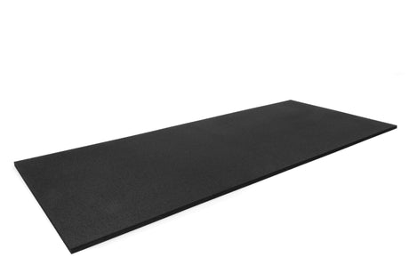 Bodenschutzmatte Premium 10 mm gerade Kante - Schwarz - 1000 x 1000 mm - Bodenschutzmatten Premium